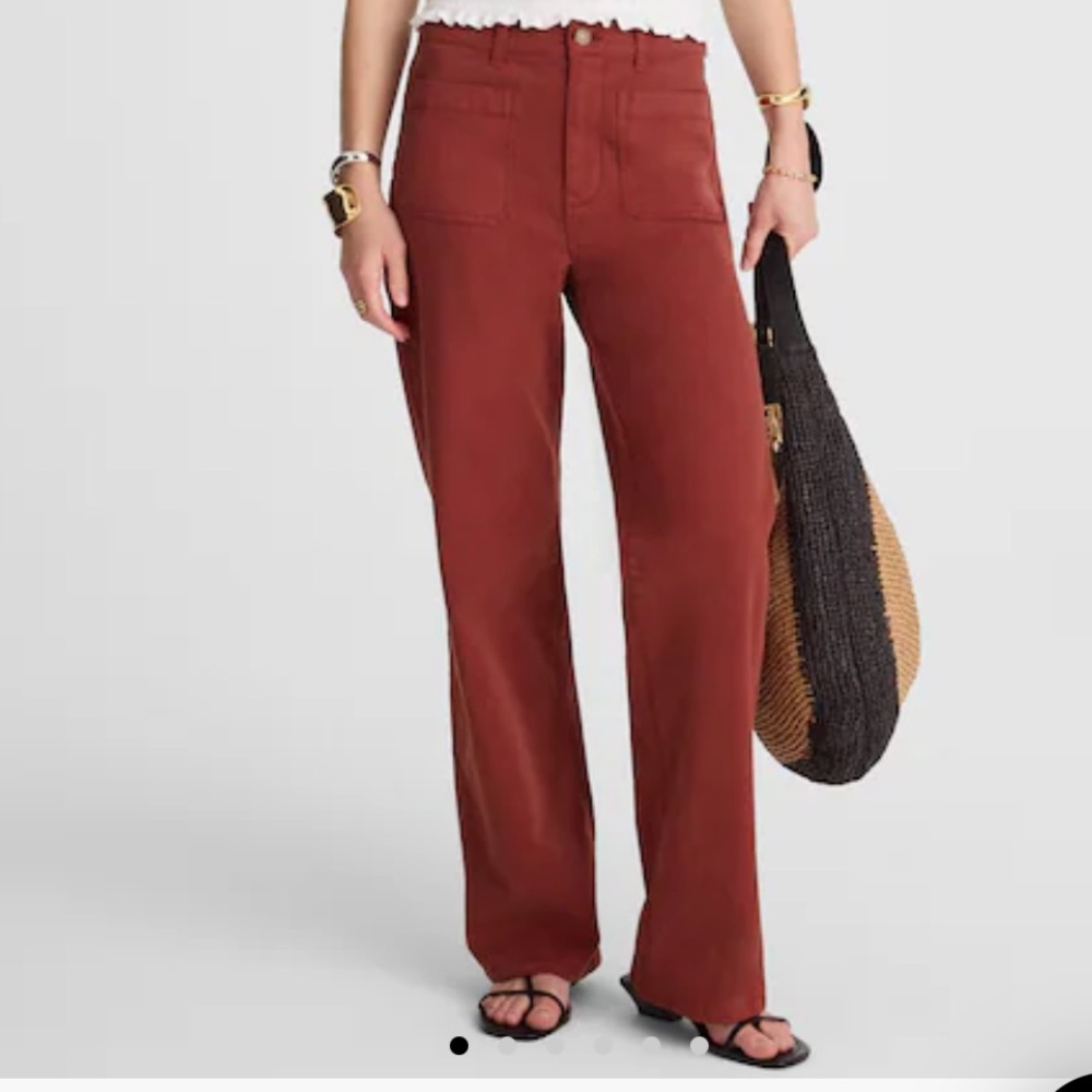 Madewell Emmett patch pocket wide leg 31
